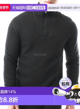 韩国直邮WoolPower 拉链龟领 400 黑色 (男装 7224) 长袖