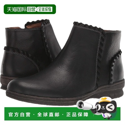 自营Comfortiva Fallston Boot WomenBlack Leather Side Zipper