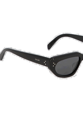 香港直邮CELINE 男士太阳镜 4S273CPLB38NO AW2025 黑色 徽标太阳