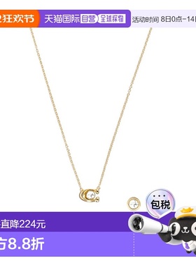 1h可退 香港直邮Coach蔻驰 女士项链 37412845110 AW2024 黄色