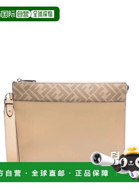 香港直邮FENDI 男士单肩包 7VA491AV8319 AW2025 驼色 Fendi Clut