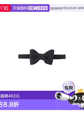 香港直邮潮奢 Tom Ford 汤姆 福特 男士 黑色领带 SRM003SPS03NAA