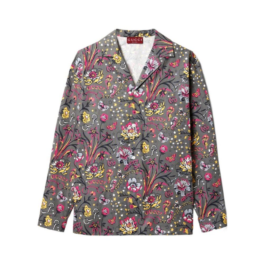 Gucci 花卉印花衬衫 795200ZAQ82