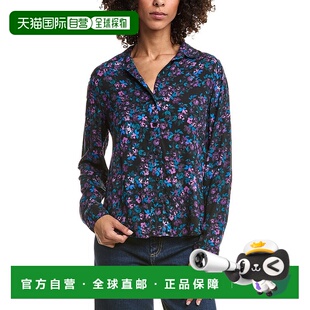 Button Classic Down Blouse 美国奥莱直 自营Bella green Dahl