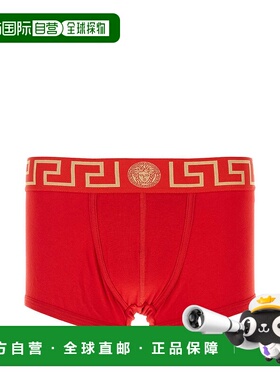 香港直邮VERSACE 男士内裤 AU100261A10011A9X2 CO 红色 Cotton b