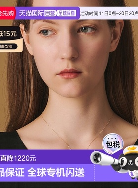 日本直邮日潮 agete 阿卡朵【限定款】首字母K／K10钻石项链白色