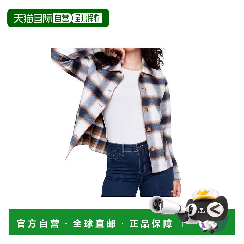 自营charlie bReversible Plaid Jacket In Truffle - truffle 美