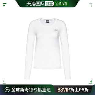 ARMANI 女士白色长袖 T恤 1100 香港直邮EMPORIO 6HTT04 TJ28Z