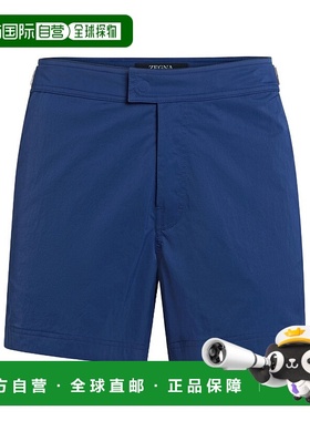香港直邮Zegna 品牌标志游泳沙滩裤短裤 N7B54240