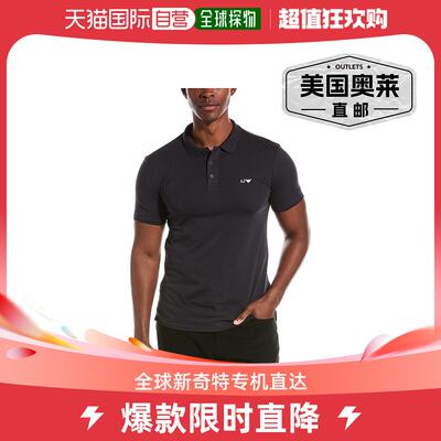 Armani Exchange Polo 衫 - 蓝色 【美国奥莱】直发