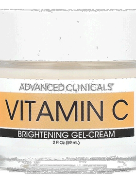 香港直邮Advanced Clinicals维生素C乳霜洁白凝胶保湿59ml正品