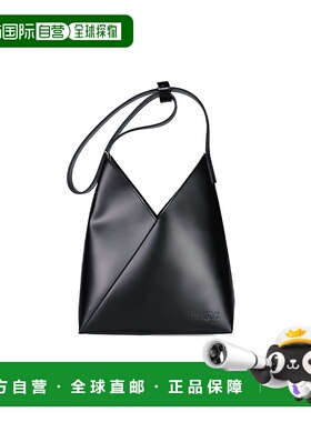 香港直邮Maison Margiela Logo压纹小号皮革手提包手提包SB6ZH001