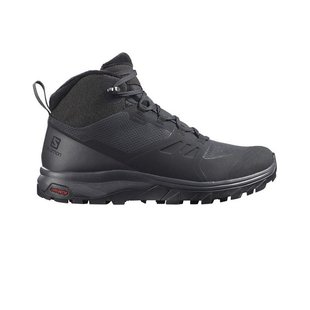 SALOMON 23新款OUTSNAP系列 女黑色纺织防水高帮冬季鞋