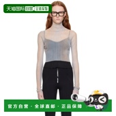 香港直邮off Seethr white 1h可退 女士 灰色 高领衫 OWHF037S23K