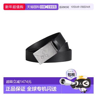 1h可退 香港直邮潮奢 Dunhill 登喜路 男士 皮带腰带 black黑色