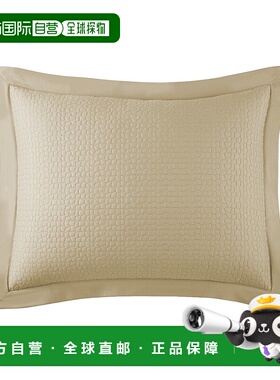 自营Peacock Alley Hamilton Sham - brown 美国奥莱直发