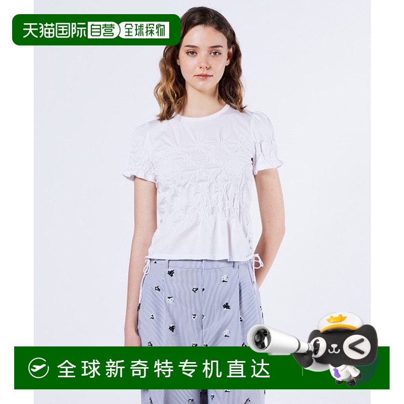 1h可退日本直邮DOUBLE STANDARD CLOTHING女装刺绣纹理棉质上衣