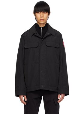 潮奢 Canada Goose 加拿大鹅 男士 黑色 Burnaby 夹克 2447M