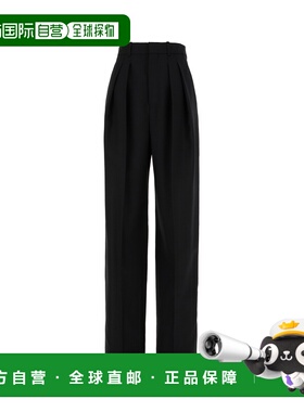 1h可退 香港直邮潮奢 Saint Laurent 圣罗兰 女士 精裁羊毛裤 824