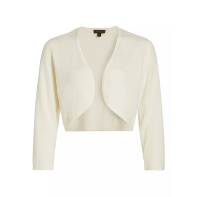 美国直邮Saks Fifth Avenue COLLECTION 羊绒短款开襟毛衣