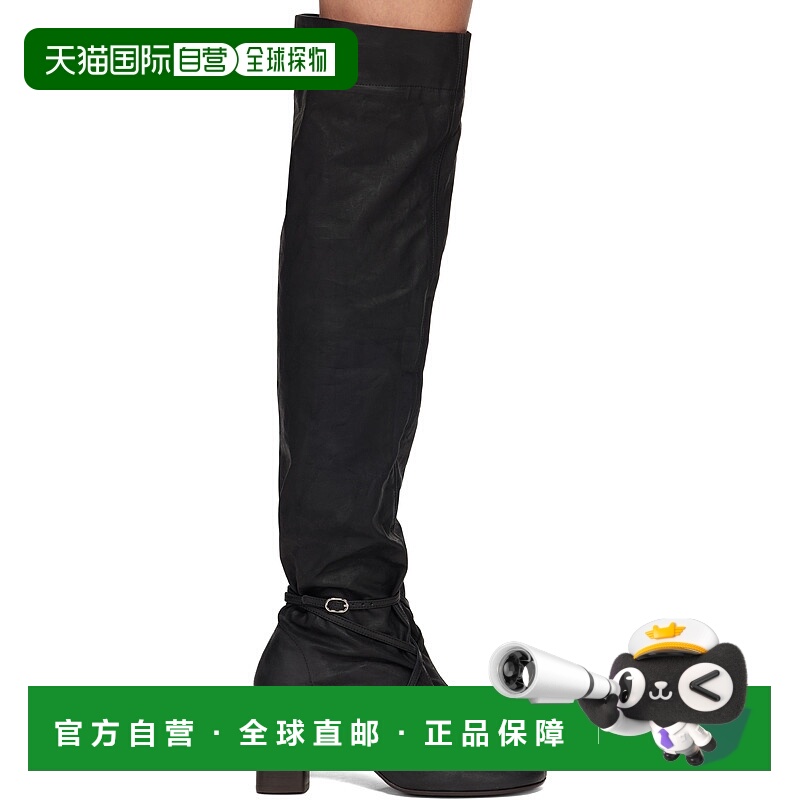 1h可退 香港直邮潮奢 Lemaire 女士 黑色 Knotted Anatomic 80 高