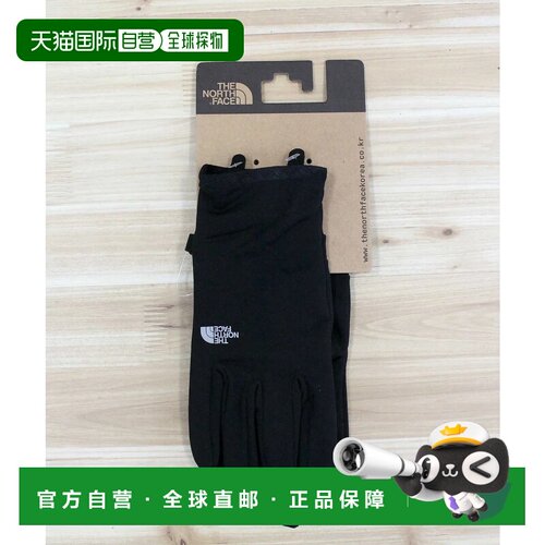 日本直邮The North Face 男士手套 美利奴羊毛内衬 黑色