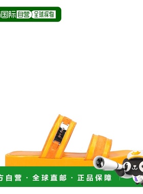 1h可退 香港直邮潮奢 BY FAR 女士 凉鞋 orange橙色 舒适时尚