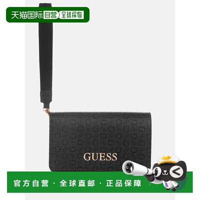 自营guessEldoria Enlarged Logo Phone Organizer - coal 美国奥