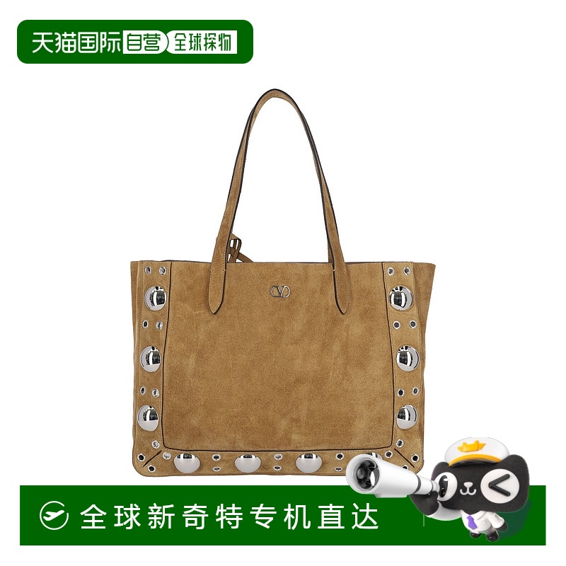 1h可退 香港直邮Valentino 华伦天奴 女士 Garavani Bags 棕色托