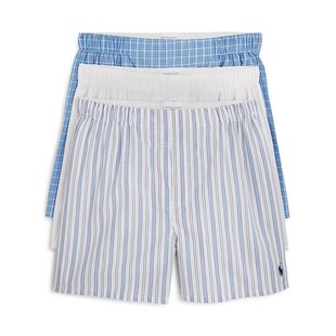 经典 版 型编织平角裤 Polo 条装 Lauren Ralph