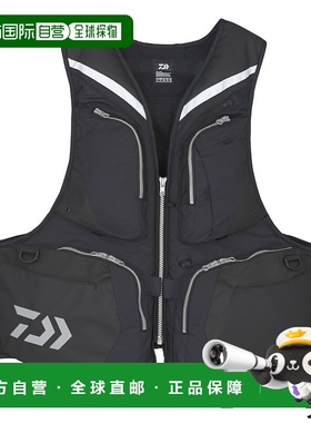 日本直邮Daiwa 救生衣 DF-3324 Barrier Tech Cyber Float 2XL 黑