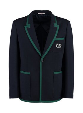 VALENTINO 男士夹克 3V3CEE559HL598 SS2024 黑色