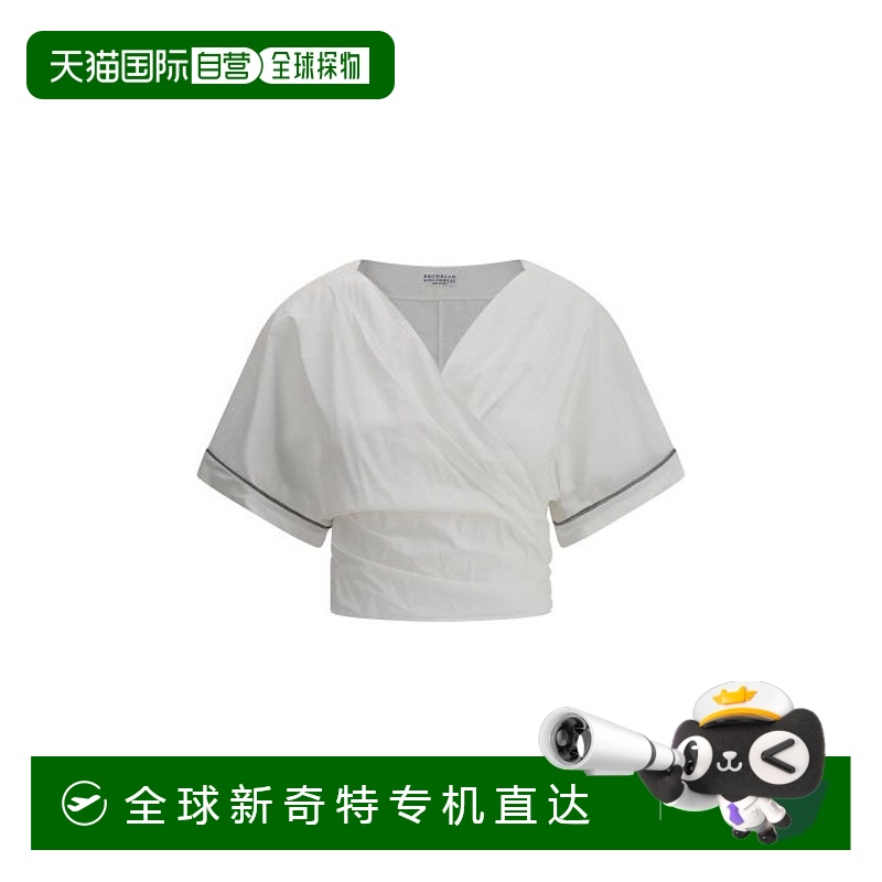 韩国直邮BRUNELLO CUCINELLI25SS衬衫女M0F79FB206 C600WHITE