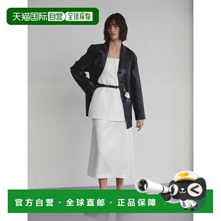Long lined 韩国直邮LOEUVRE SW4SS644 Satin Skirt 女士半身裙