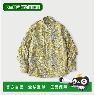 日本直邮45R 印度卡迪花卉更纱印花 908 8ノット 衬衫