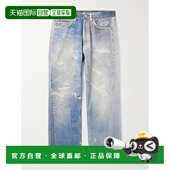 剪短直筒印花牛仔裤 1h可退 M420 男士 Third Our Legacy