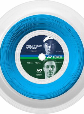 日本直邮Yonex Polytour Strike 125 200M 网球肠 PTST125R2-002