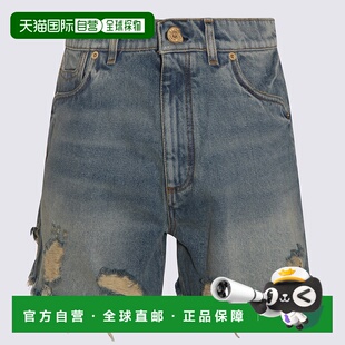 SS2024 CF1MA120DE046FF 蓝色 女士短裤 香港直邮BALMAIN