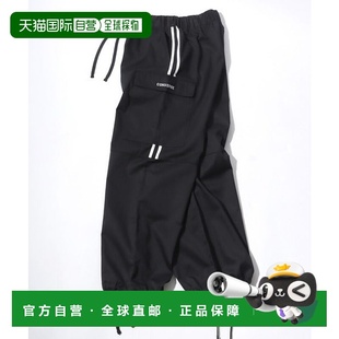 裤 日本直邮CONVERSE 工装 单点位刺绣侧线条纹宽版 男女通 2025AW