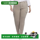 NYDJ 米色 Plus 马鞍木修身 自营 牛仔裤 Sheri 工装 美国奥莱直