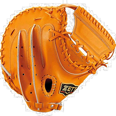 【日本直邮】Zett捷多软式棒球手套捕手专业 橙色 LH BRCB30242