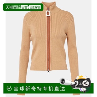 女士 1h可退 Anderson 香港直邮潮奢 罗纹针织拉链棉质针织 J.W.