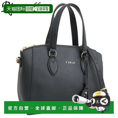 日本直邮FURLA 女士手提包 2WAY Outlet 皮革 黑色 MINERVA S WB0