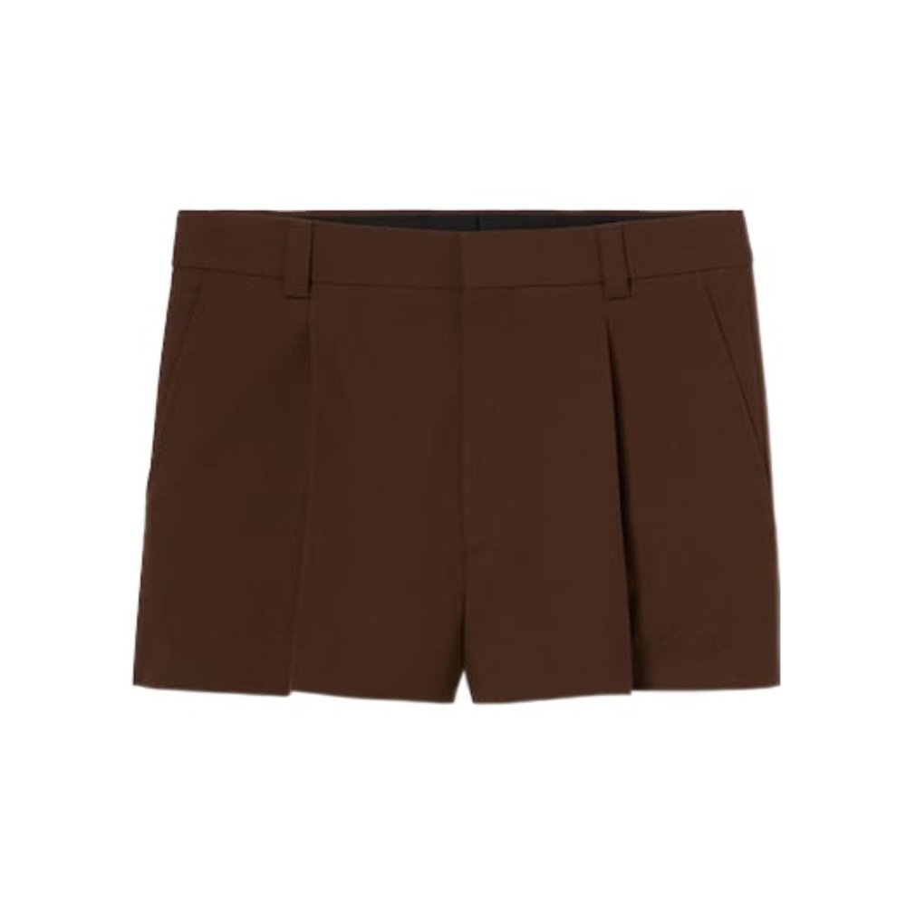 GUCCI 男士短裤 819269Z7AL12129 SS2025 棕色 斜纹短裤