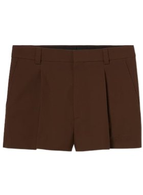 GUCCI 男士短裤 819269Z7AL12129 SS2025 棕色 斜纹短裤