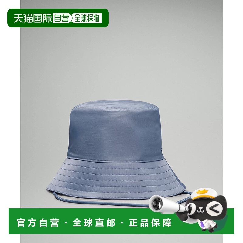 日潮跑腿Lululemon露露乐蒙 尼龙渔夫帽 Oasis Blue S/ LU9BRBS