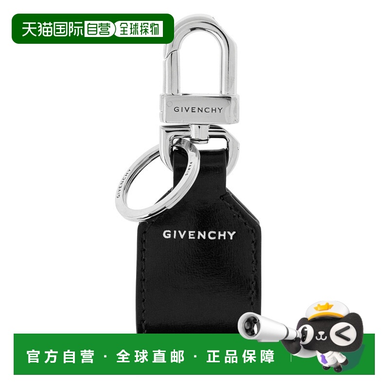 1h可退 香港直邮GIVENCHY 男士钥匙扣 BK60E2K14L001 CO 黑色 徽