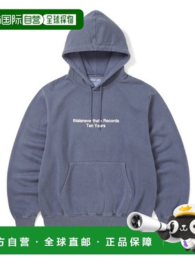 韩国直邮THISISNEVERTHAT 连帽衫Ten Years Records Hoodie Purpl