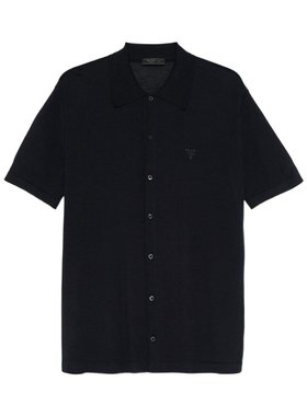 PRADA 男士针织毛衣 UMG38216EOSOOOF0008 SS2025 蓝色