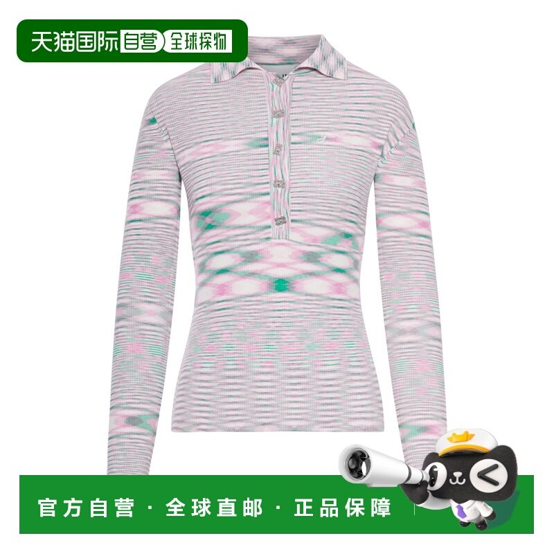 香港直邮GANNI 女士POLO衫 A1070072868 SS2026 花色 长袖Polo衫,女装/女士精品,POLO衫,淘宝优惠券,粉丝福利购,淘宝优惠卷